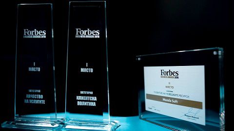Musala Soft with triple success at Forbes Business Awards 2016